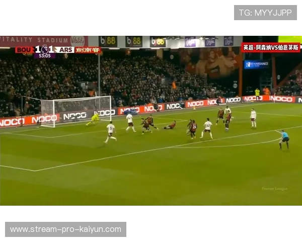 阿森纳客战伯恩茅斯先失一球，加布里埃尔头球迅速扳平